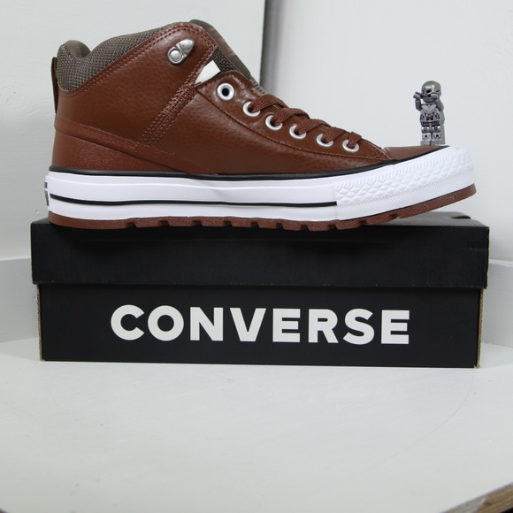 red converse slippers